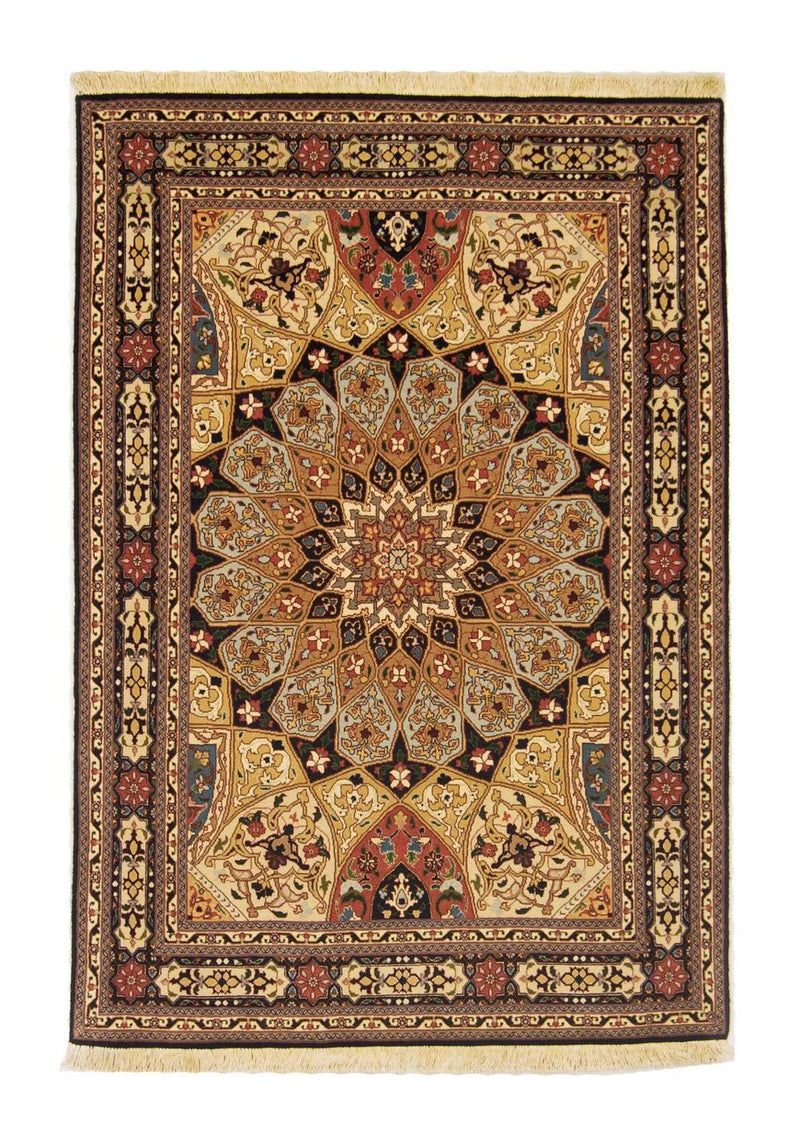 Perzisch tapijt - Tabriz - Royal - 151 x 103 cm - veelkleurig