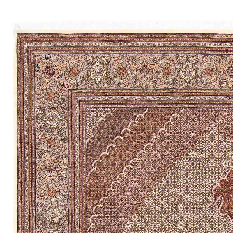 Perzisch tapijt - Tabriz - 358 x 255 cm - lichtbruin