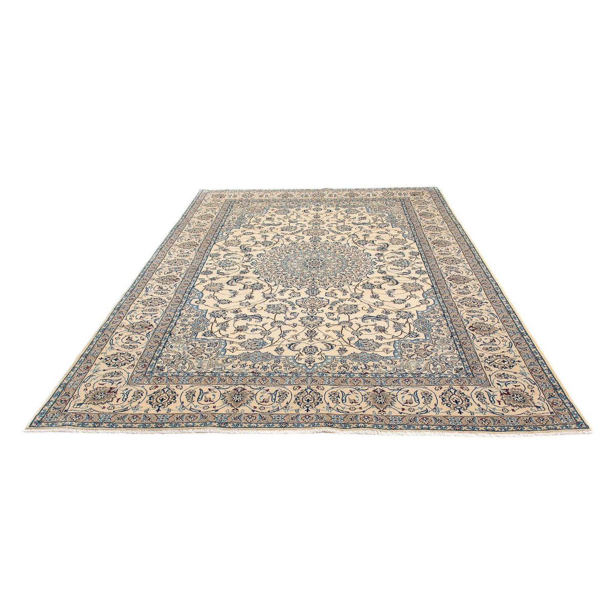 Perzisch tapijt - Nain - Premium - 292 x 198 cm - beige
