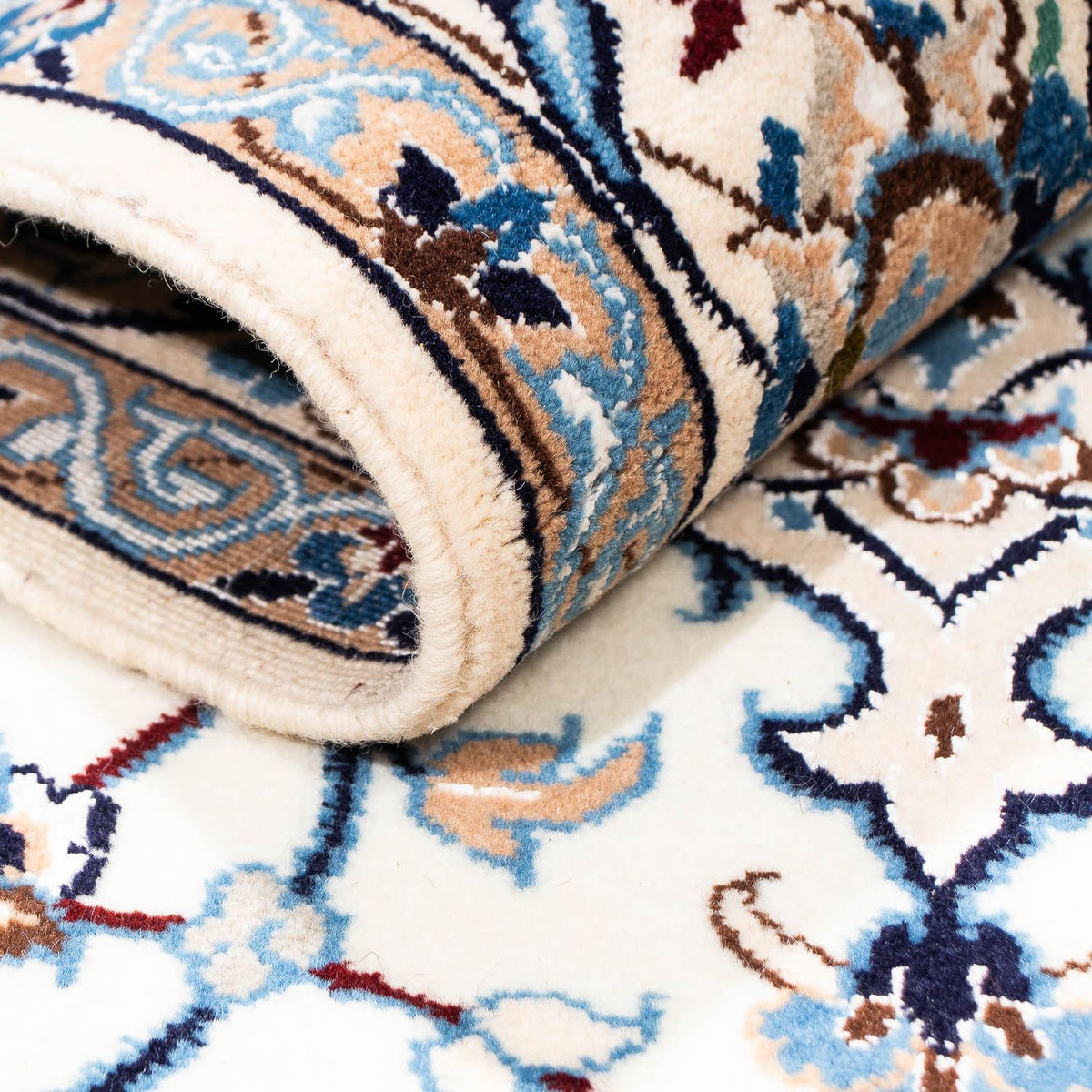 Perzisch tapijt - Nain - Premium - 202 x 128 cm - beige