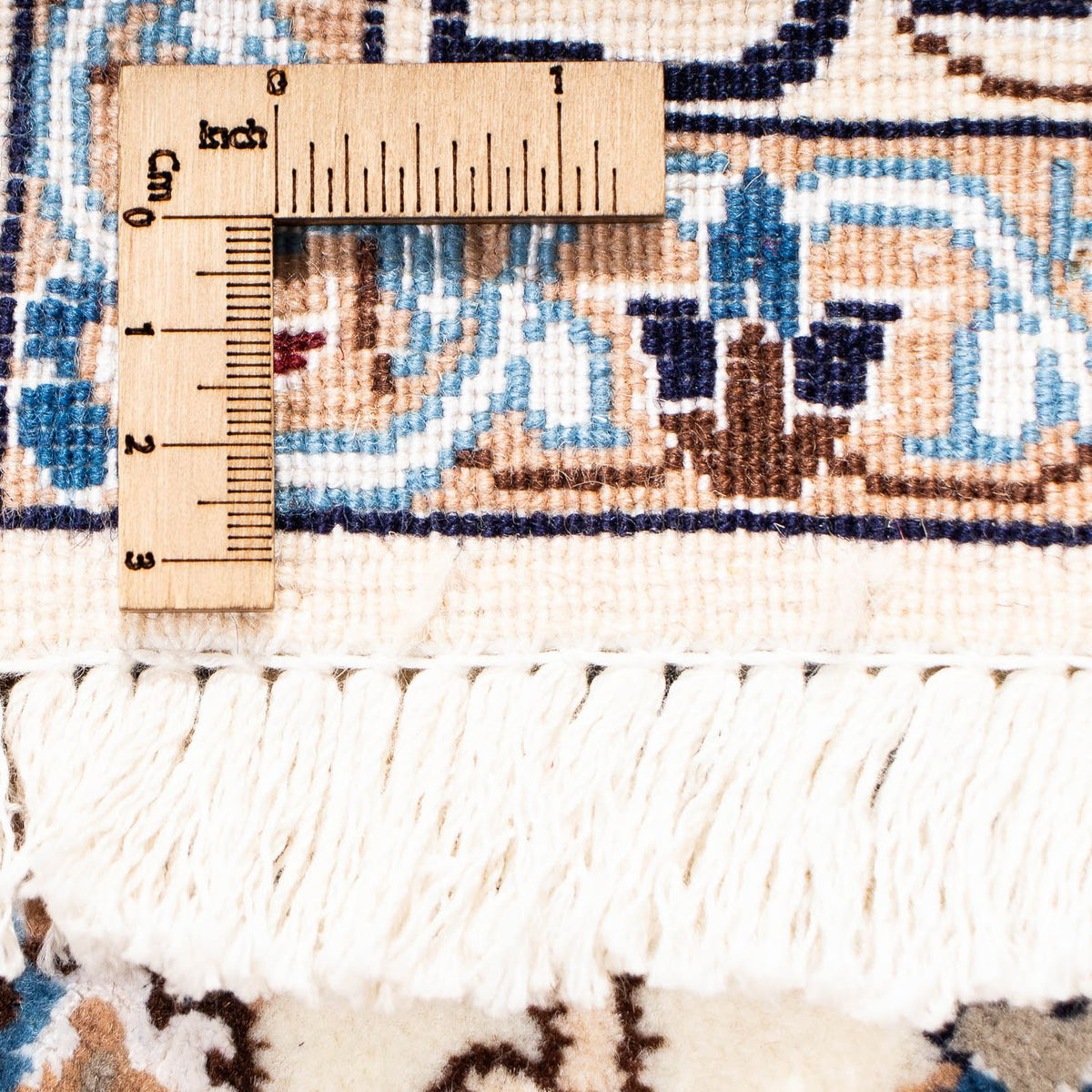 Perzisch tapijt - Nain - Premium - 202 x 128 cm - beige