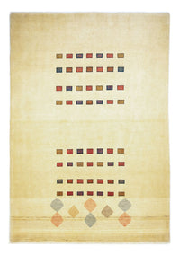 Gabbeh Tapijt - Loribaft Perzisch - 241 x 168 cm - beige