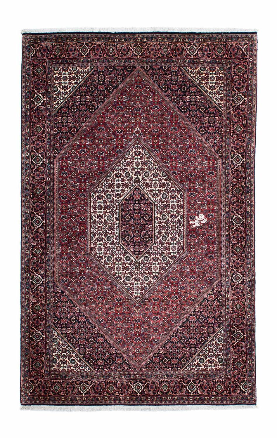 Perzisch tapijt - Bijar - 215 x 128 cm - licht rood