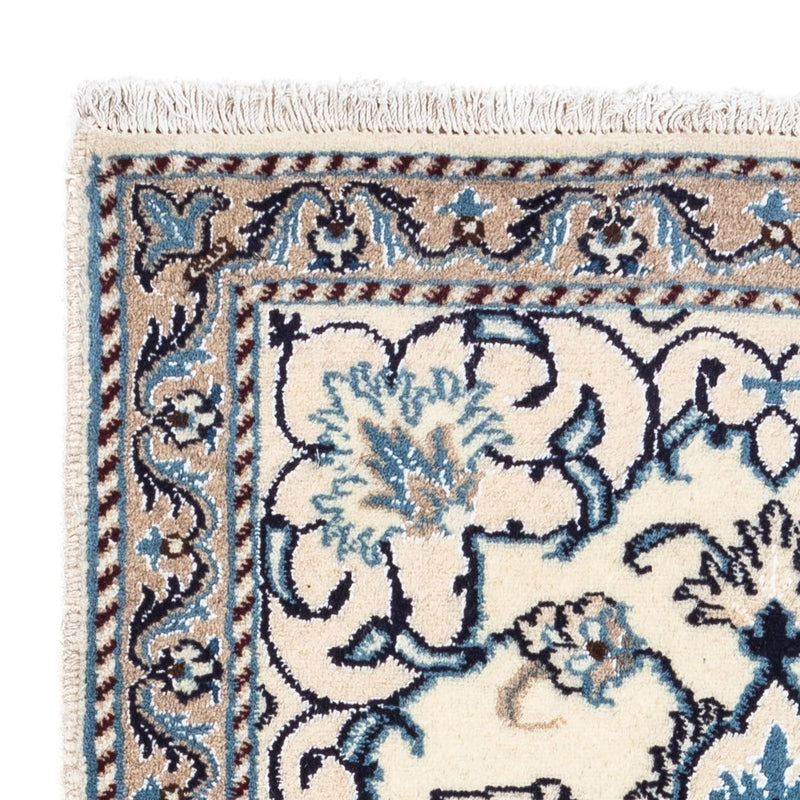 Perzisch tapijt - Nain - 136 x 86 cm - beige