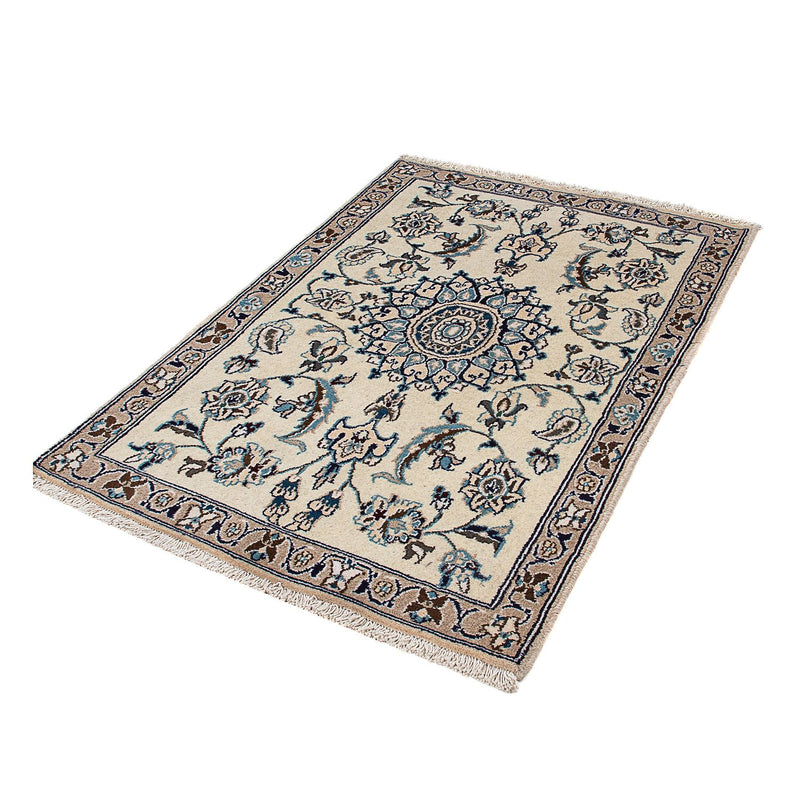 Perzisch tapijt - Nain - 127 x 87 cm - beige