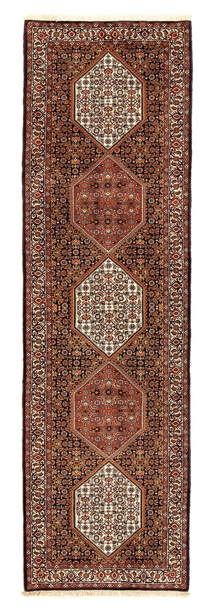 Loper Perzisch tapijt - Bijar - 292 x 71 cm - veelkleurig