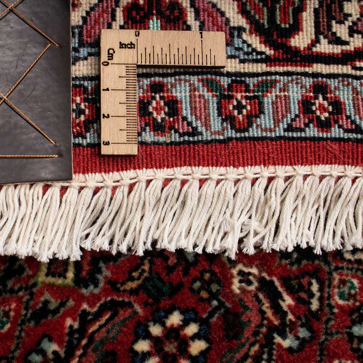 Perzisch tapijt - Bijar - 242 x 202 cm - donkerrood