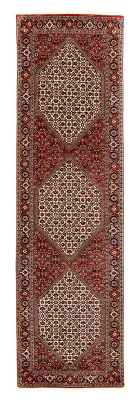 Loper Perzisch tapijt - Bijar - 290 x 82 cm - veelkleurig