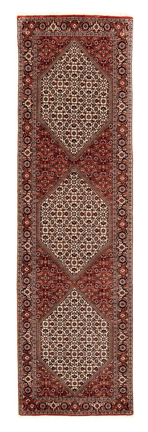 Loper Perzisch tapijt - Bijar - 290 x 82 cm - veelkleurig
