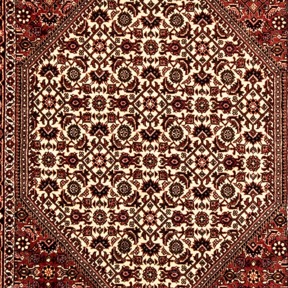 Loper Perzisch tapijt - Bijar - 290 x 82 cm - veelkleurig