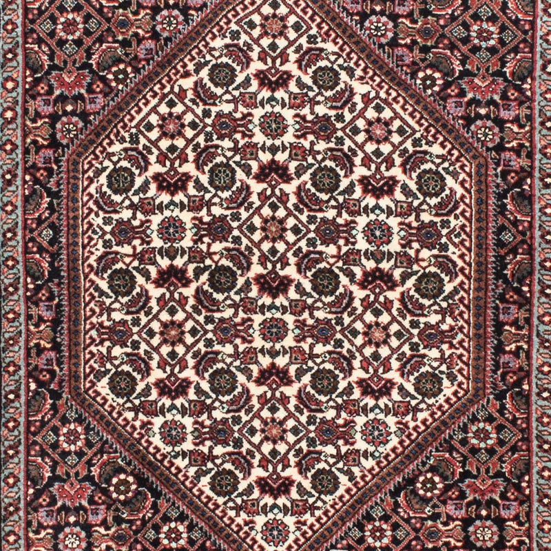 Loper Perzisch tapijt - Bijar - 216 x 72 cm - donkerblauw