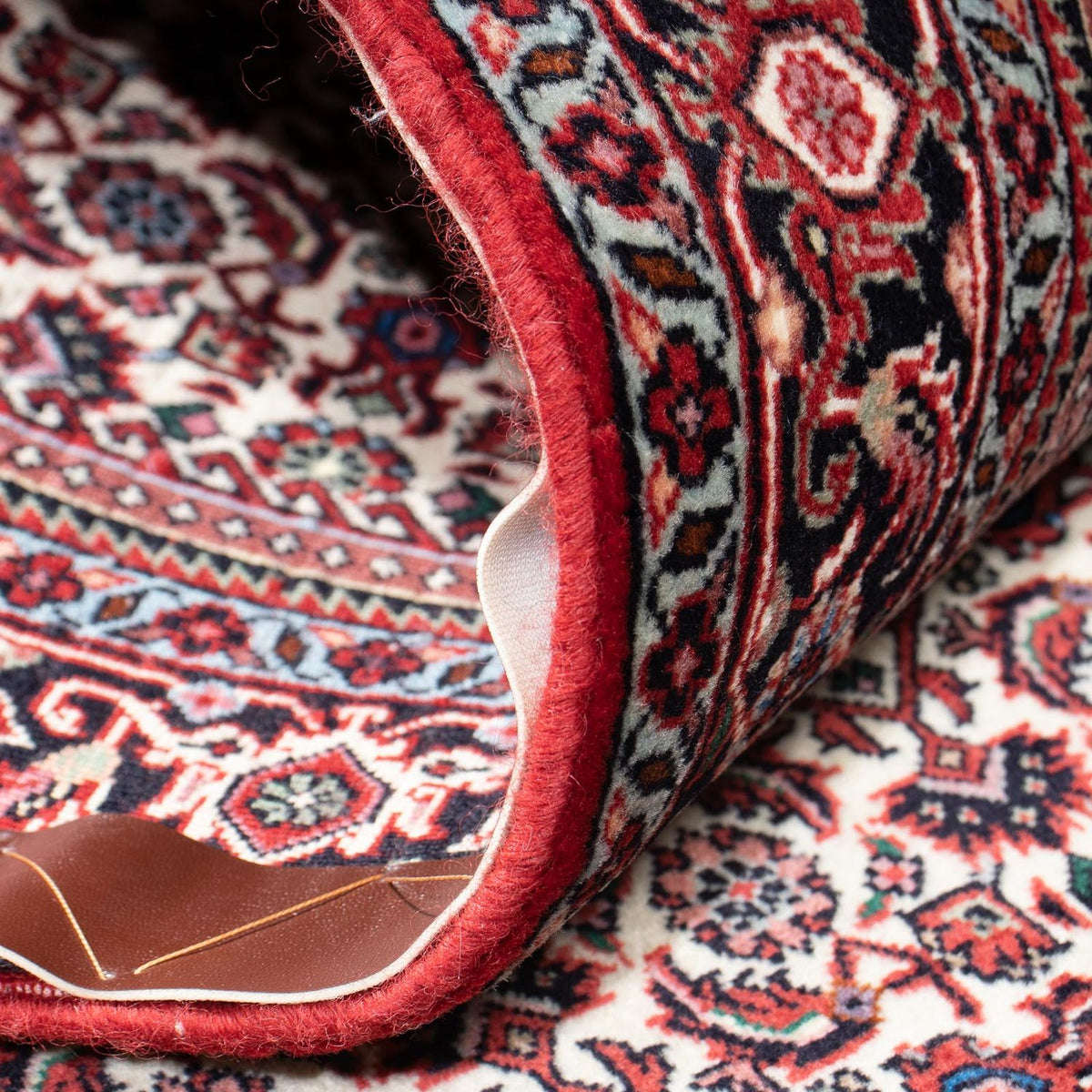 Loper Perzisch tapijt - Bijar - 216 x 72 cm - donkerblauw