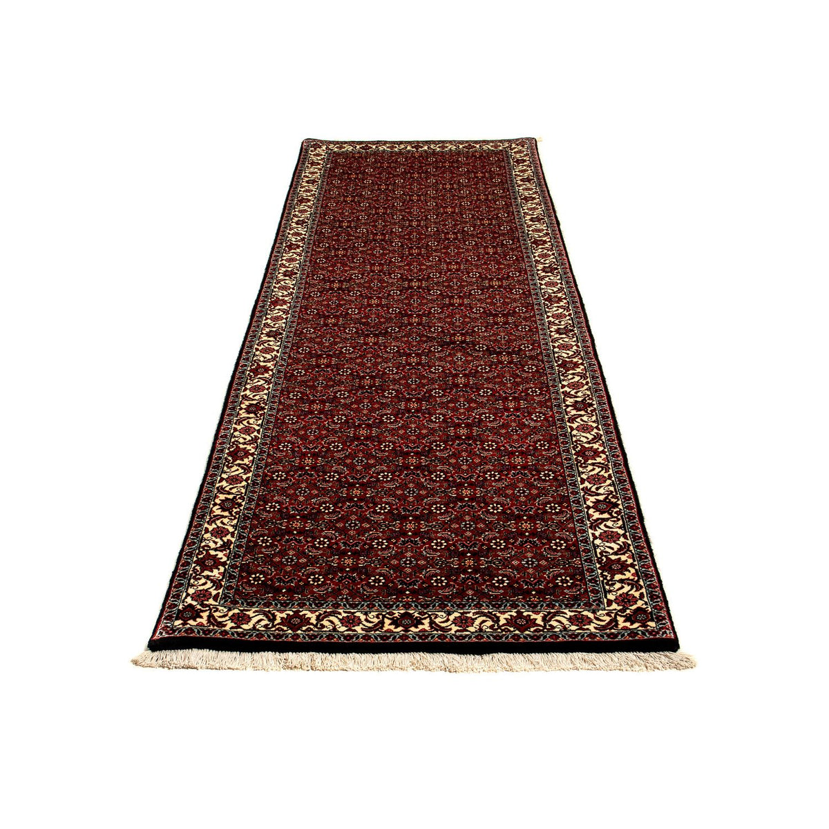 Loper Perzisch tapijt - Bijar - 288 x 85 cm - veelkleurig