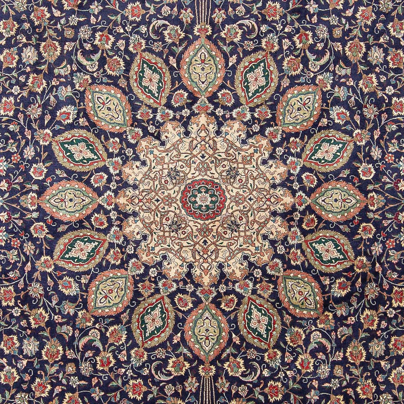 Perzisch tapijt - Tabriz - Royal - 395 x 289 cm - donkerblauw