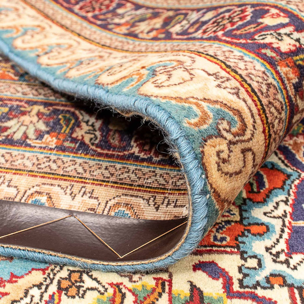 Perzisch tapijt - Tabriz - Royal - 395 x 304 cm - lichtblauw