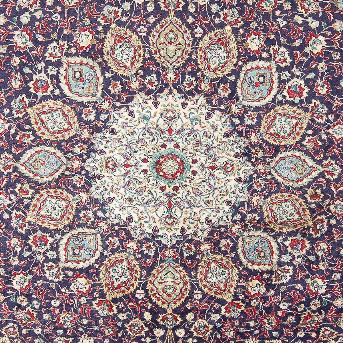 Perzisch tapijt - Tabriz - Royal - 401 x 300 cm - donkerblauw