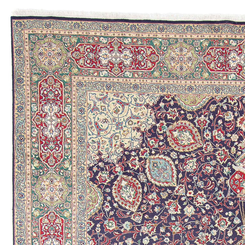 Perzisch tapijt - Tabriz - Royal - 401 x 300 cm - donkerblauw