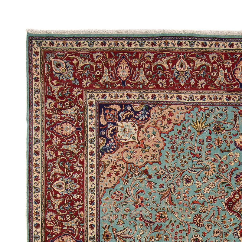 Perzisch tapijt - Tabriz - Royal - 350 x 248 cm - turkoois
