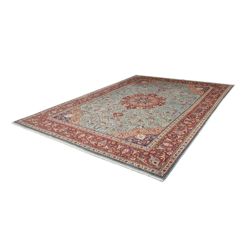 Perzisch tapijt - Tabriz - Royal - 350 x 248 cm - turkoois