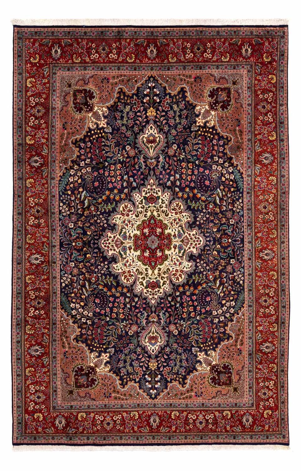 Perzisch tapijt - Tabriz - Royal - 302 x 201 cm - donkerblauw