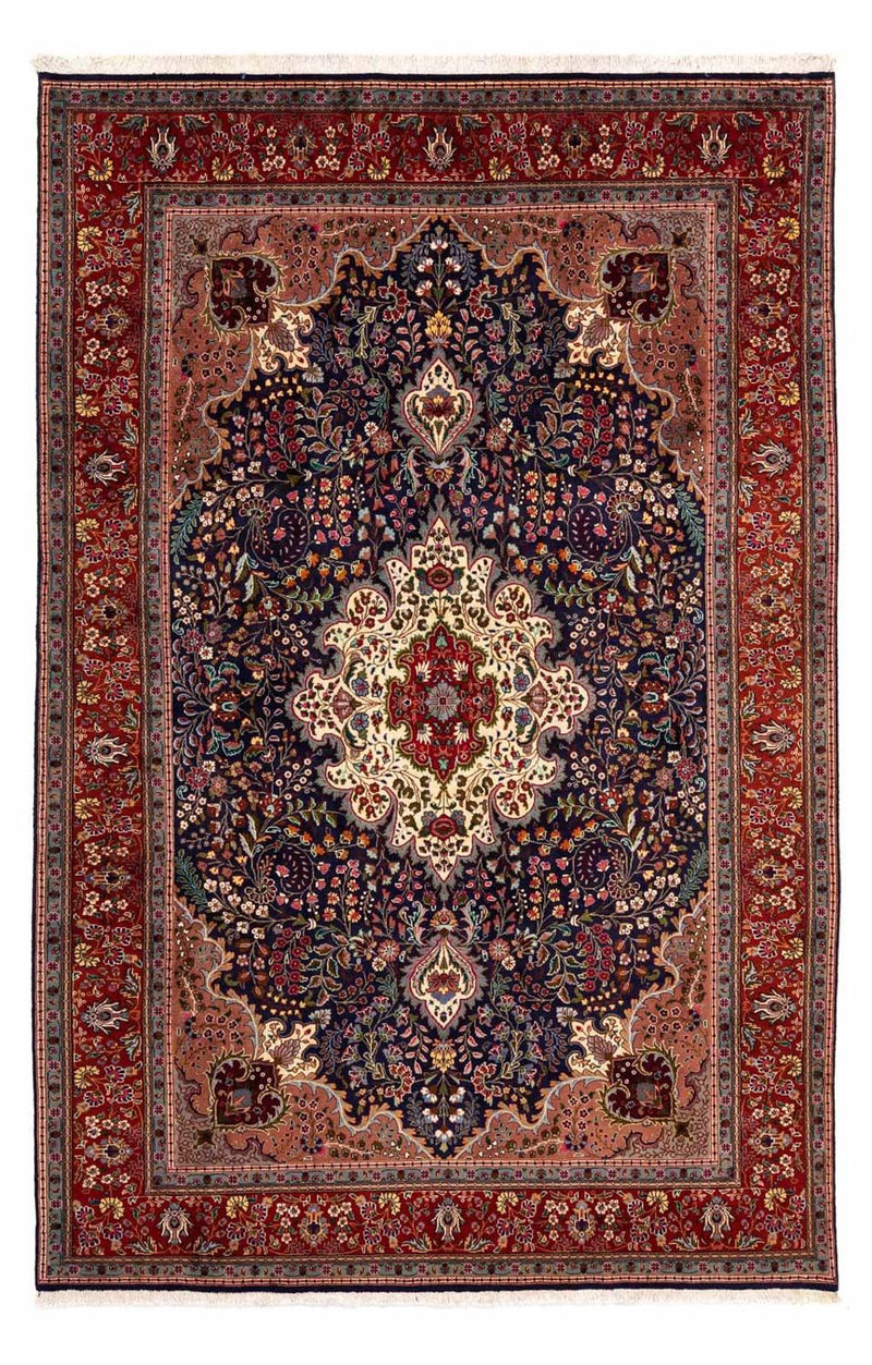Perzisch tapijt - Tabriz - Royal - 302 x 201 cm - donkerblauw