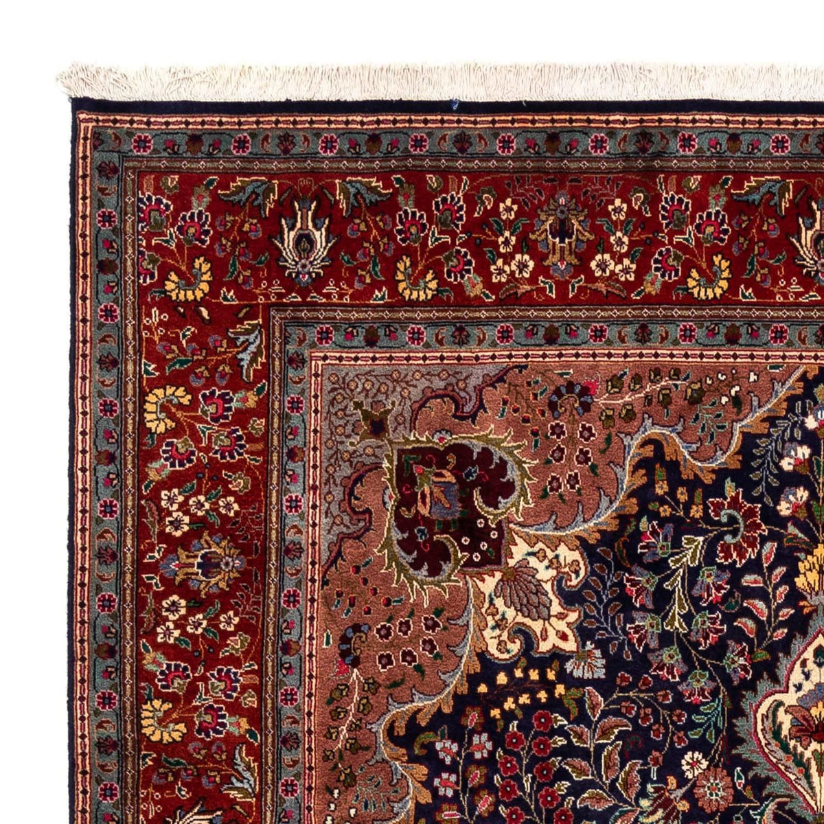 Perzisch tapijt - Tabriz - Royal - 302 x 201 cm - donkerblauw