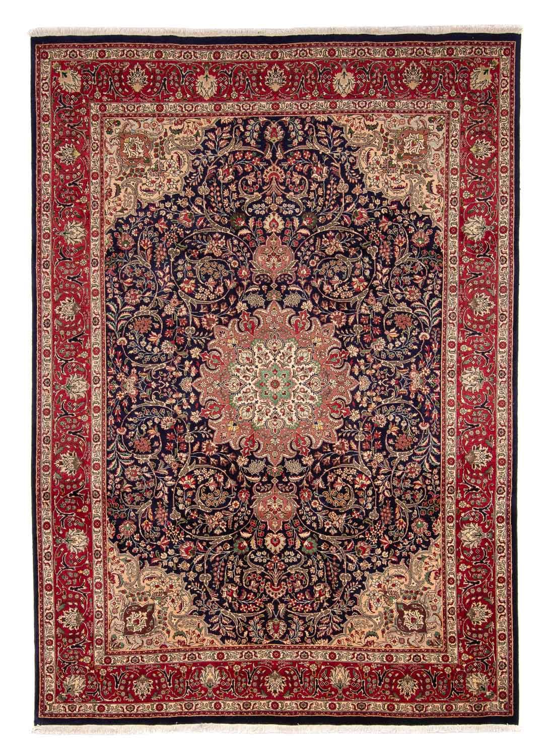 Perzisch tapijt - Tabriz - Royal - 342 x 246 cm - donkerblauw