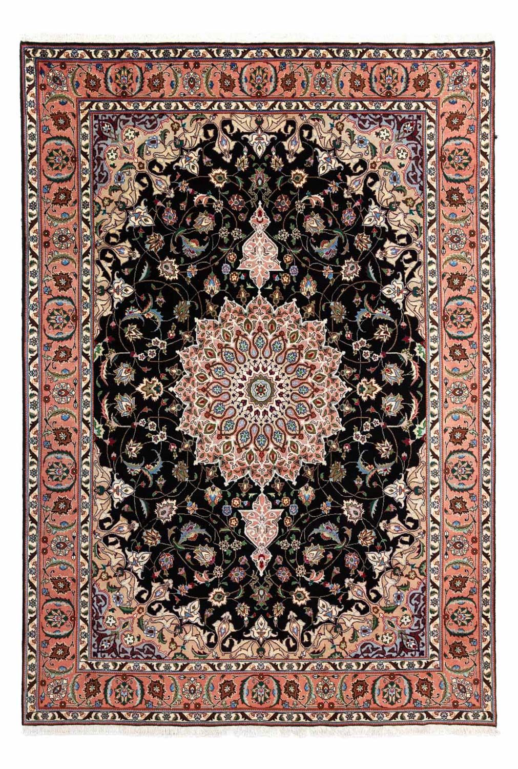 Perzisch tapijt - Tabriz - Royal - 288 x 198 cm - donkerblauw