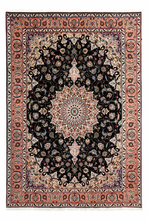 Perzisch tapijt - Tabriz - Royal - 288 x 198 cm - donkerblauw