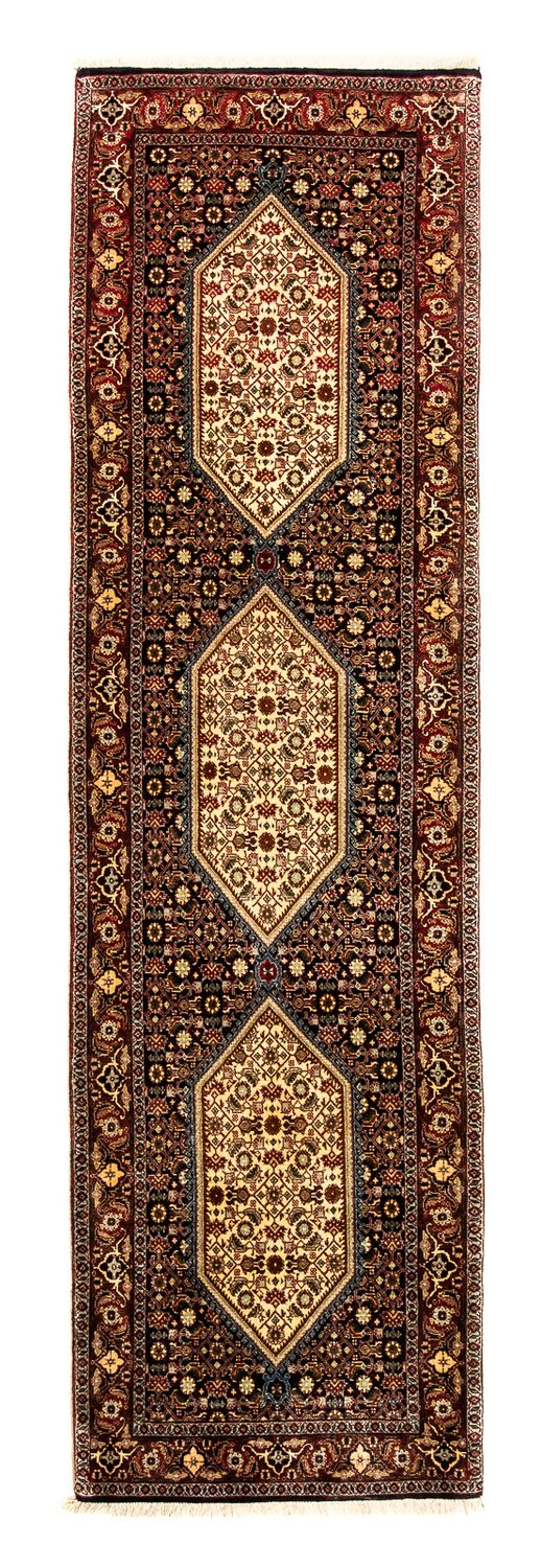 Loper Perzisch tapijt - Bijar - 282 x 73 cm - veelkleurig
