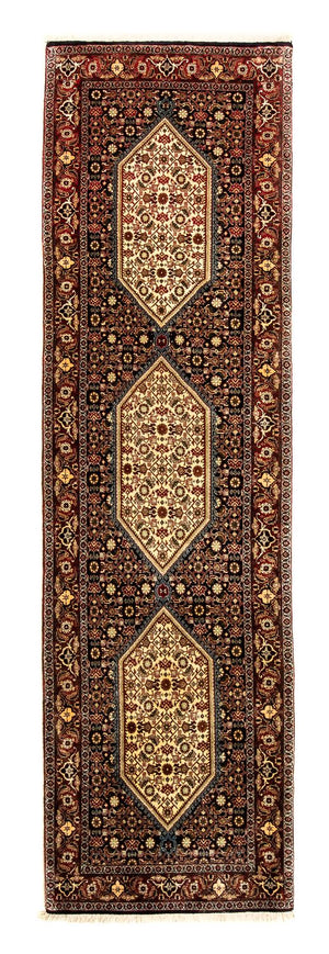 Loper Perzisch tapijt - Bijar - 282 x 73 cm - veelkleurig