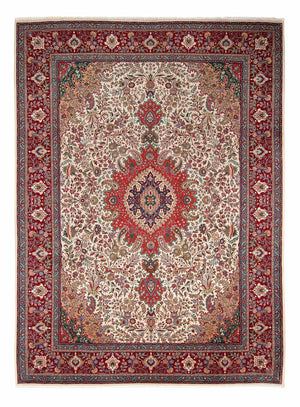 Perzisch tapijt - Tabriz - Royal - 349 x 255 cm - rood
