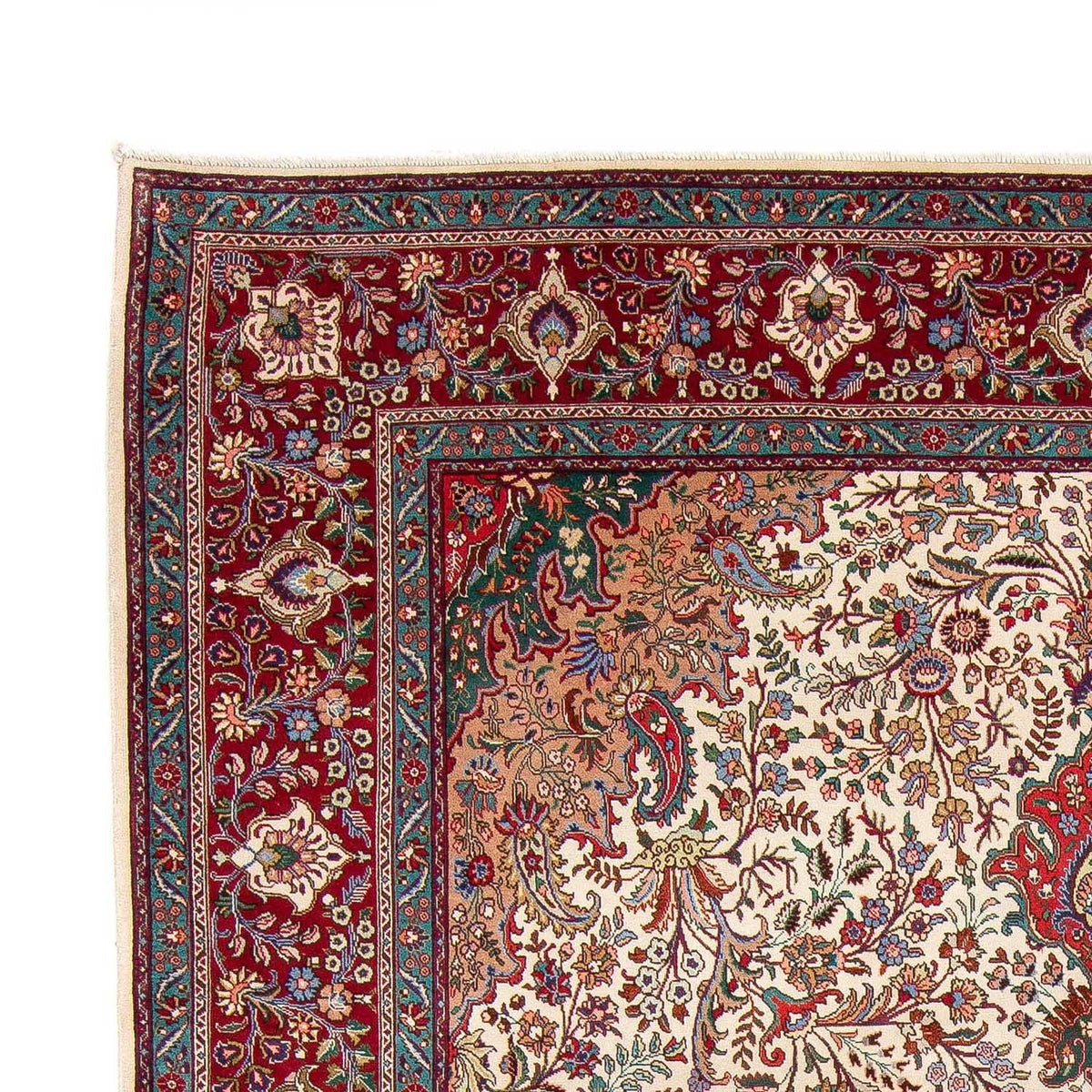 Perzisch tapijt - Tabriz - Royal - 349 x 255 cm - rood