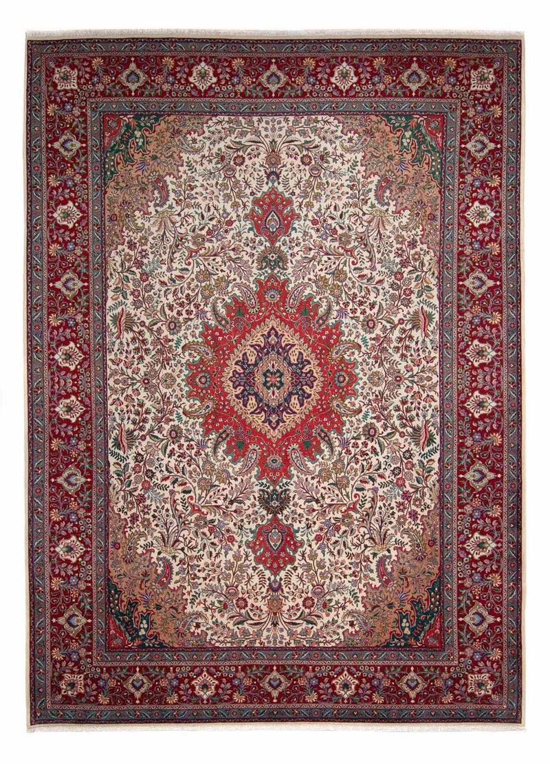 Perzisch tapijt - Tabriz - Royal - 348 x 255 cm - rood