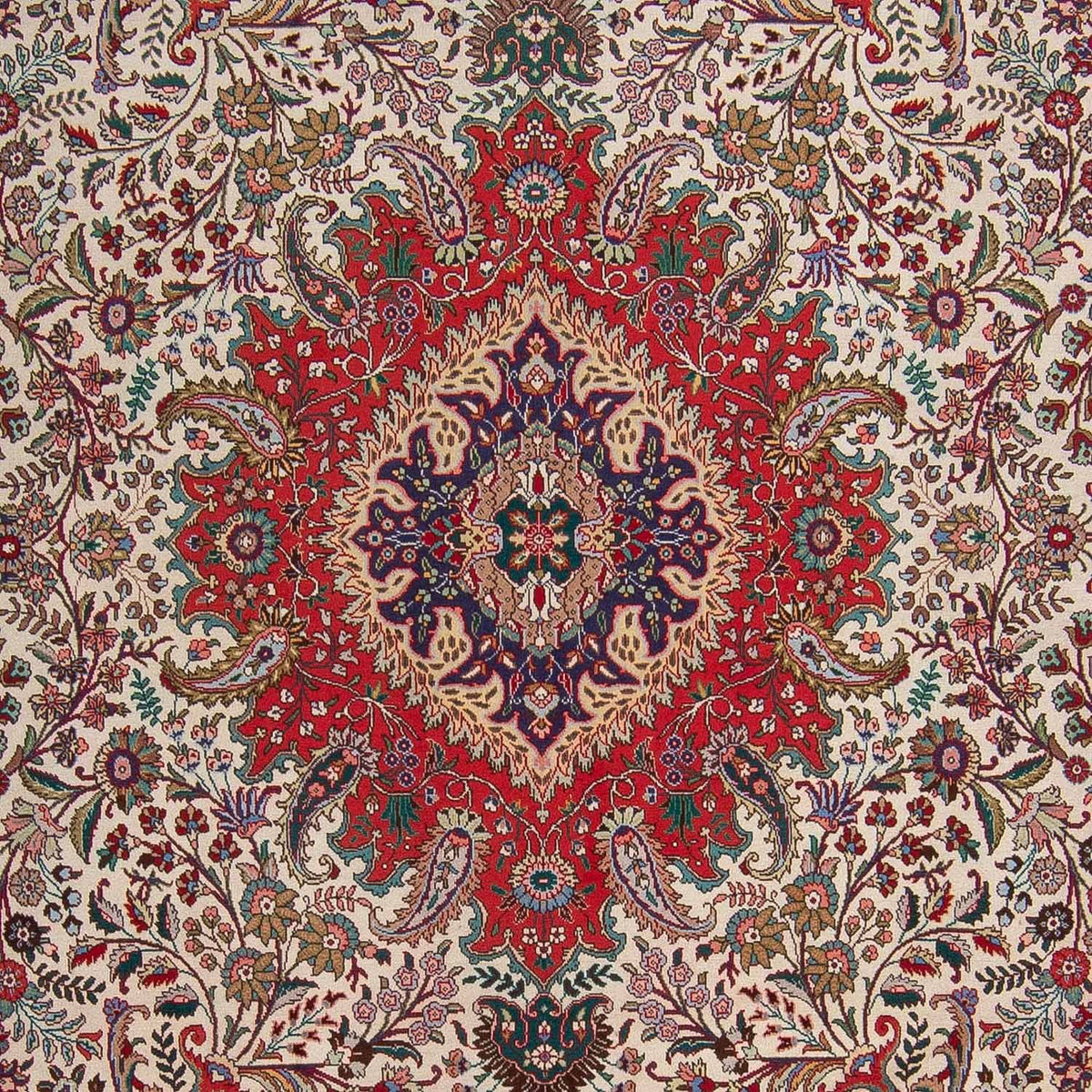 Perzisch tapijt - Tabriz - Royal - 348 x 255 cm - rood