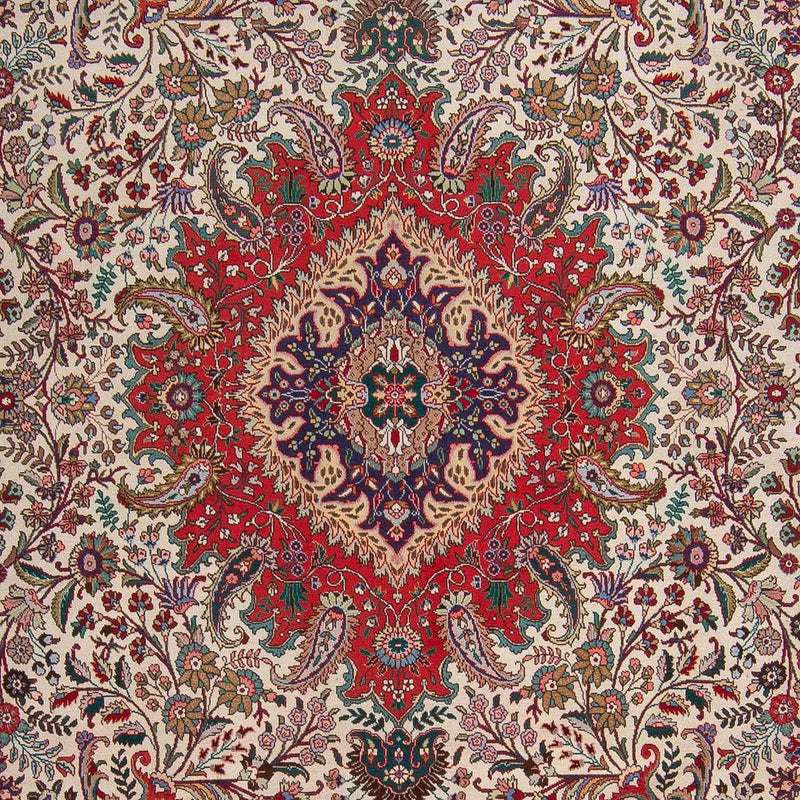 Perzisch tapijt - Tabriz - Royal - 348 x 255 cm - rood