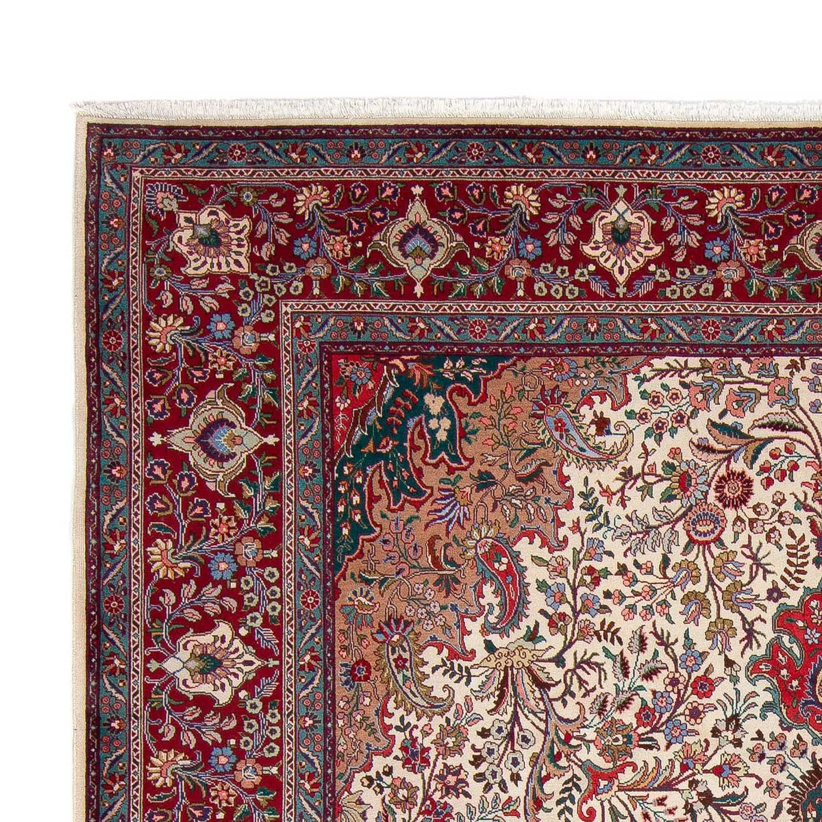 Perzisch tapijt - Tabriz - Royal - 348 x 255 cm - rood