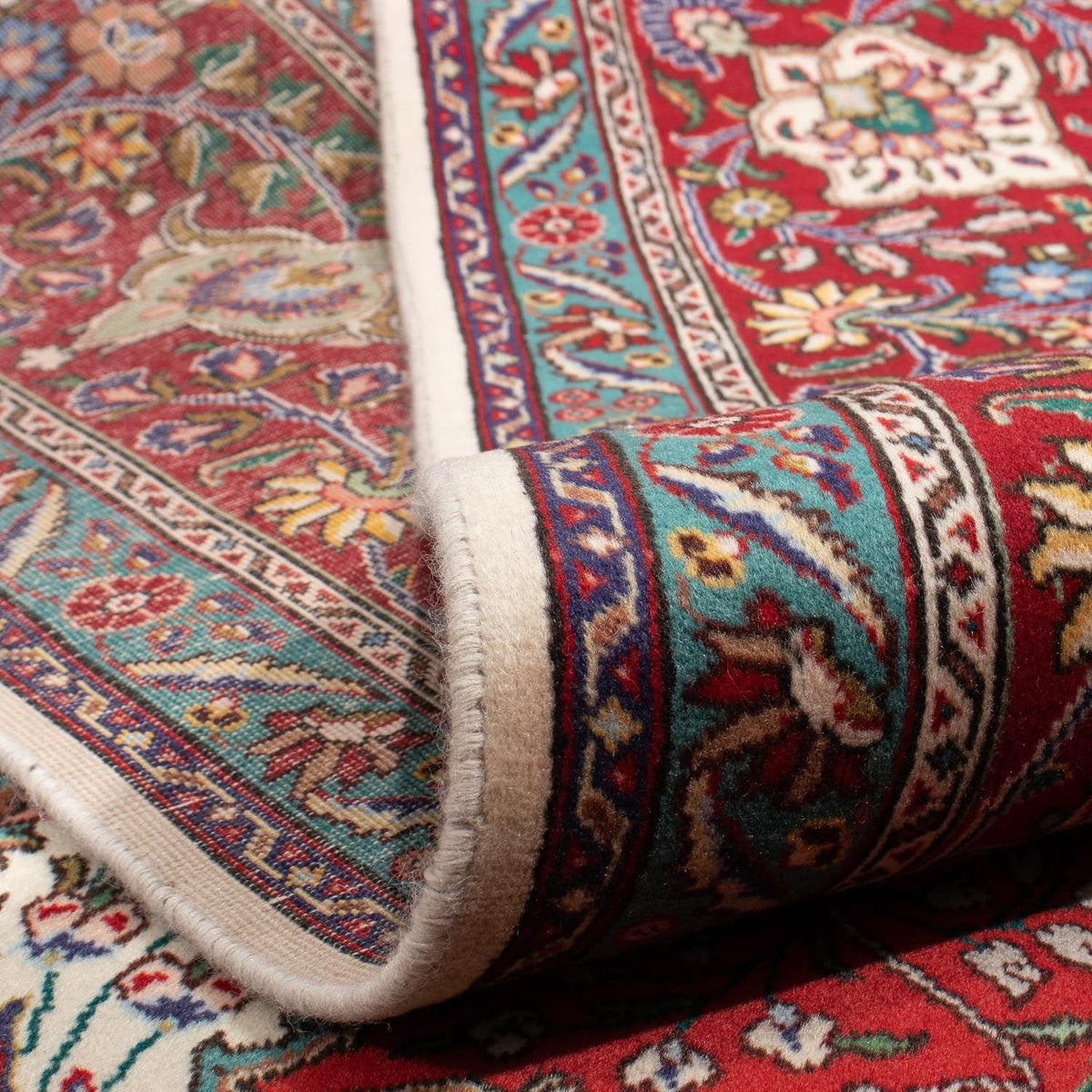 Perzisch tapijt - Tabriz - Royal - 348 x 255 cm - rood