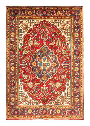 Perzisch tapijt - Tabriz - Royal - 213 x 149 cm - rood