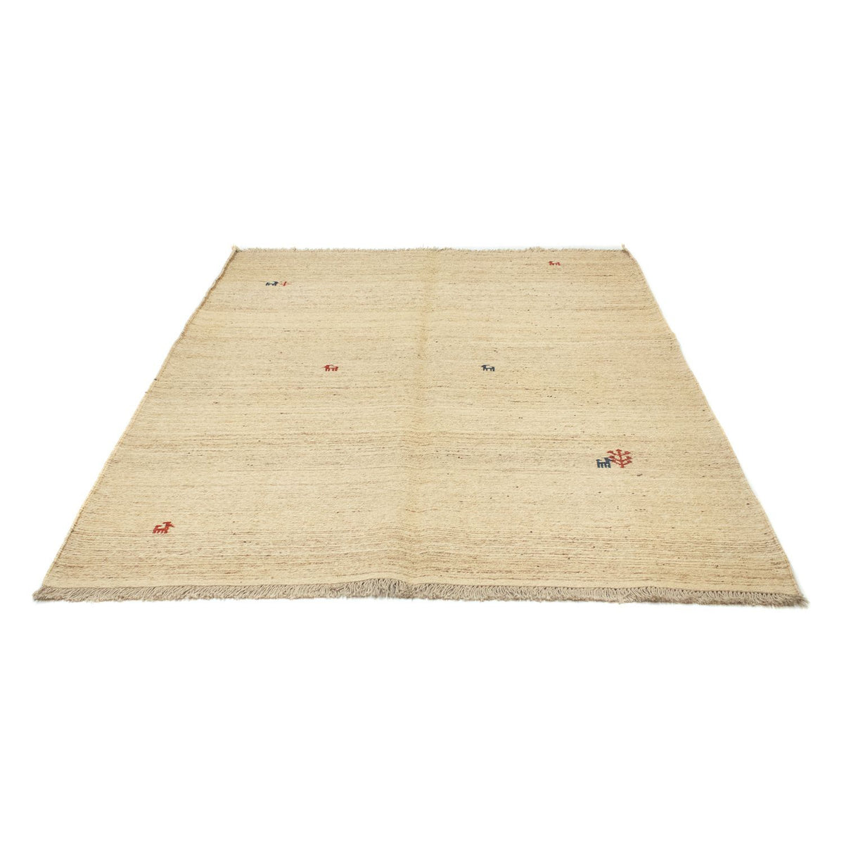 Gabbeh tapijt - Perzisch - 192 x 157 cm - beige