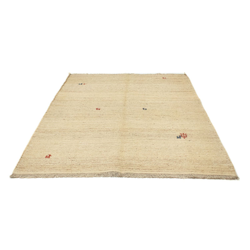 Gabbeh tapijt - Perzisch - 192 x 157 cm - beige