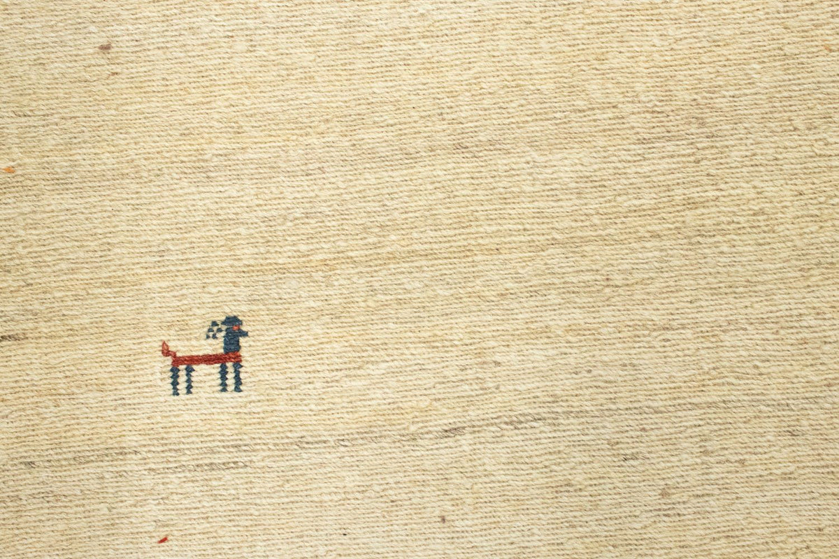 Gabbeh tapijt - Perzisch - 206 x 158 cm - beige