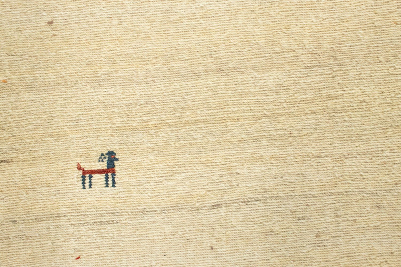 Gabbeh tapijt - Perzisch - 206 x 158 cm - beige