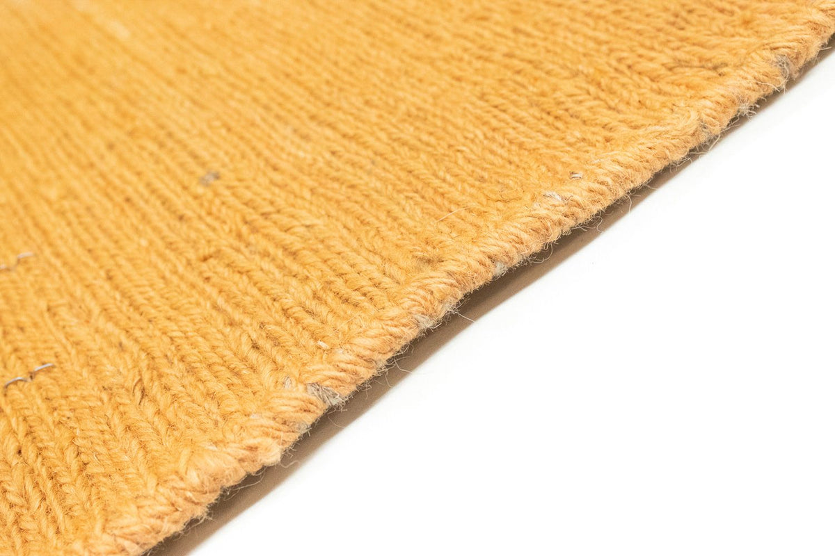 Perzische Gabbeh Tapijt 110x145cm - Perserteppich Wollteppich - goud