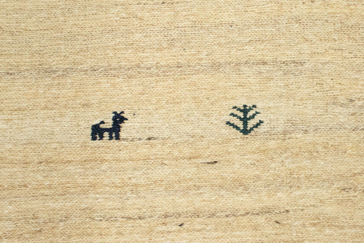 Gabbeh tapijt - Perzisch - 212 x 153 cm - beige