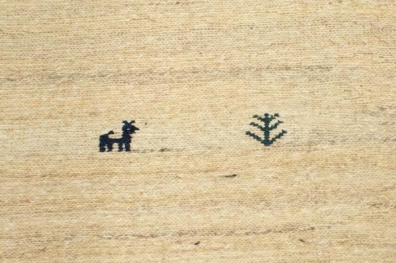 Gabbeh tapijt - Perzisch - 212 x 153 cm - beige