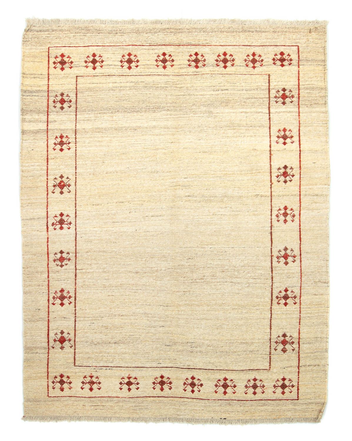 Gabbeh tapijt - Perzisch - 210 x 150 cm - beige