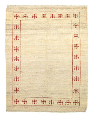 Gabbeh tapijt - Perzisch - 210 x 150 cm - beige