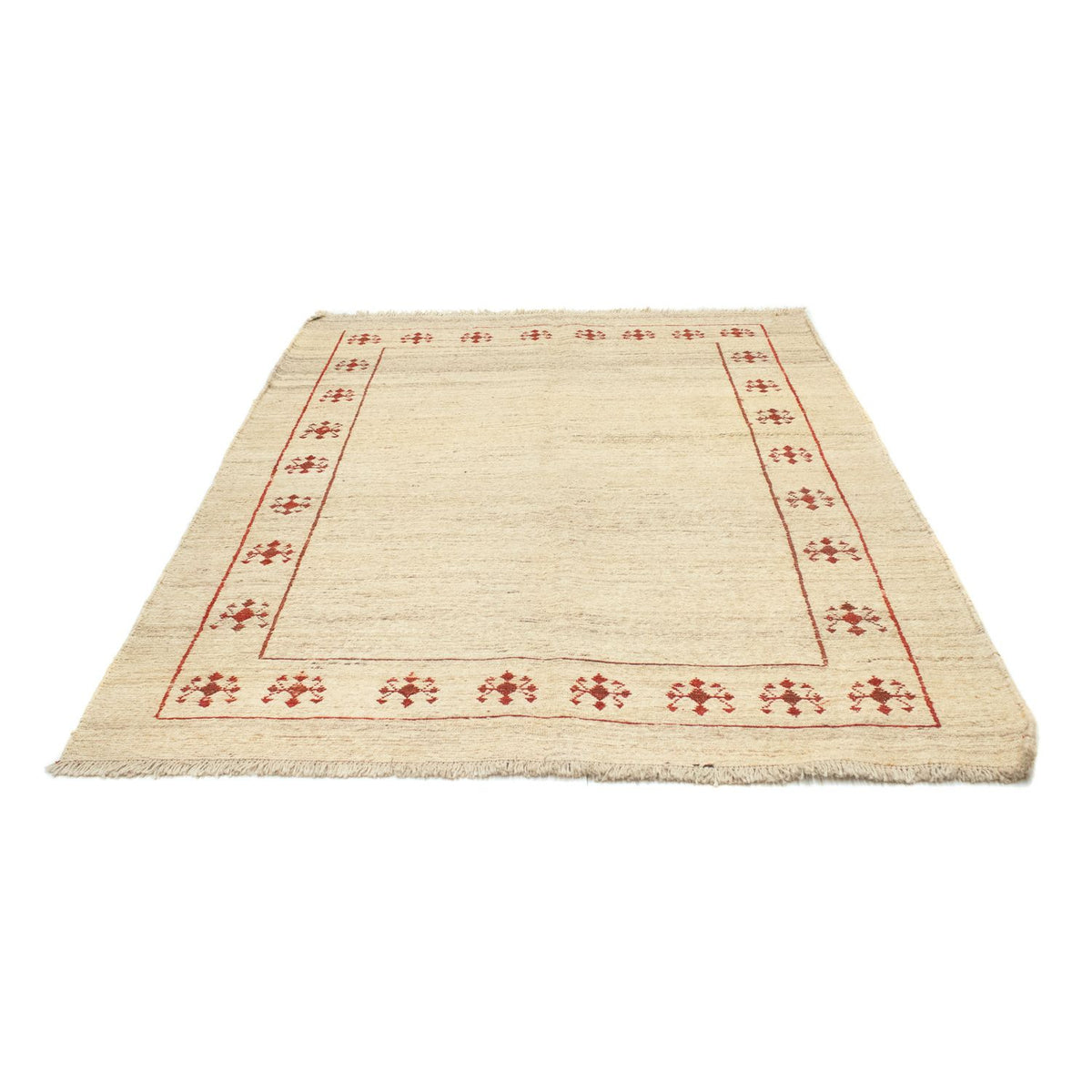 Gabbeh tapijt - Perzisch - 210 x 150 cm - beige