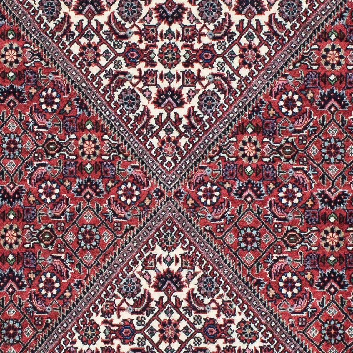 Loper Perzisch tapijt - Bijar - 192 x 74 cm - beige